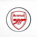 Car Stickers Arsenal Football Laser Reflective Decoration For Fuel Tank Cap Windshield Trunk Bumper Motorcycle Helmet Laptop Phone.