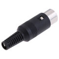 Din plug 13 pin male inline audio adapter connector for atari st kenwood icom. 