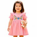 Soft and Comfortable Cotton Printed Fashionable Dress for Baby Girls. 