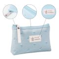 Portable Korean Style Canvas Waterproof Makeup Bag Flower Pattern Large Capacity Toiletry Storage Bag for Women Girls Outdoor Travel Cosmetic Bags. 