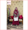 Angel Bourka for women outerwear and Fashionable women Bourka Dubai cherry bourka premium quality With Hijab- Innovative.