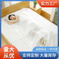 0J7I travel trip mat disposable bedspread elastic dirty waterproof cover non-woven bed sheet mattress dust protection.