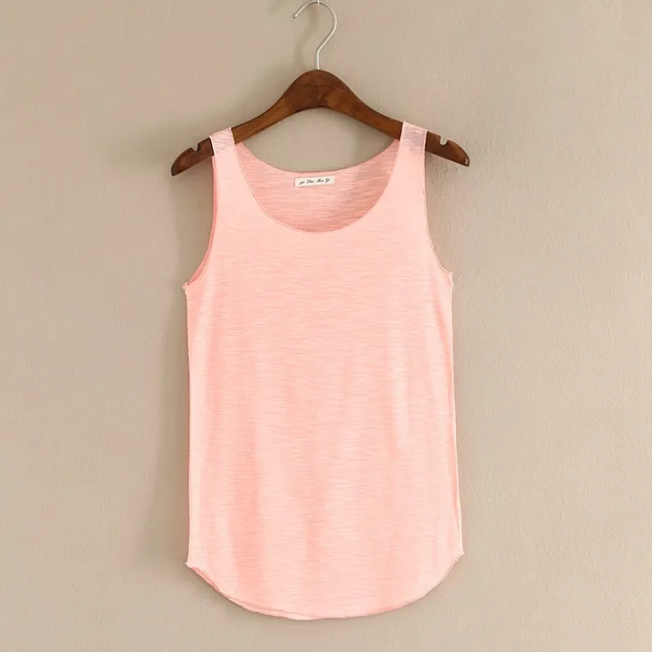 Spring%20Summer%20New%20Tank%20Tops%20Women%20Sleeveless%20Round%20Neck%20Loose%20T%20Shirt%20Ladies%20Vest%20Singlets%20-%20Image%204