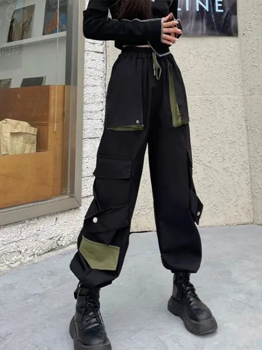 Techwear%20Patchwork%20Cargo%20Pants%20Women%20Harajuku%20Streetwear%20Pockets%20Oversize%20Joggers%20Trousers%20Female%20Japanese%20Loose%20Tracksuit%20-%20Image%203