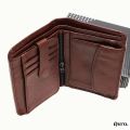 Avro Premium 100% Genuine Cow Leather Wallet For Men Stylish Export Quality Money Bag For Men Short Wallet Fashion Vintage Wallet Casual Male Wallet Multi-Card Slot With Coini Pocket Moneybag For Man - Wallet For Men. 