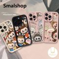 Smalshop Pop Mart Labubu Case Suitable For Infinix Smart 8 Pro Plus 5 7 6 Tecno Spark GO 2024 2023 20C 20 10 Pro Camon 20 Hot 30i 40i 40 20 30 11 9 10 Play Note 12 G96 30 Pro Graffiti Cartoon Cute. 