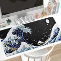amazon cross-border heatmap abstract line mouse pad new large fluid wave texture anti slip mat factory wholesale.