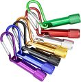 1Pcs Mini LED Flashlight - Keychain Keyring Aluminum LED Light Torch Key Chain.