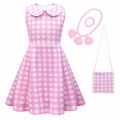 Summer New Children's Lapel Skirt Cosplay Barbie Character Girl Vest Dress 81578.