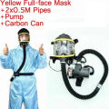 Protective Electric Constant Flow Supplied Air System Gas Mask Respirator Workplace Safety Supplie Full Face Gas Mask Respirator. 