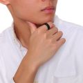 Men's Lifestyle Stainless Steel Finger Ring- Chain Finger Ring.