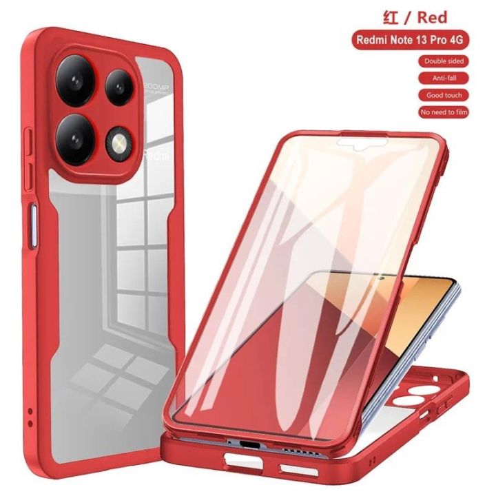 Phone%20case%20Xiaomi%20Poco%20M6%20Pro%20M6Pro%20M%206%204G%20Transparent%20Protector%20with%20Mobile%20phone%20Film%20Cover%20Double%20Protect%20shield%20Full%20Cover%20Armor%20Cover%20cases%20-%20Image%202