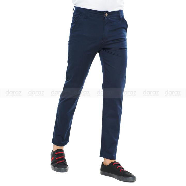 Navy Blue Fabric Special Gebading Formal Pant For Men - প্যান্ট ছেলেদের