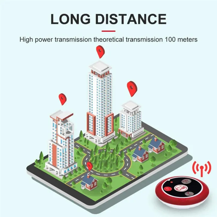 5Pcs%20Call%20Button%20Restaurant%20Pager%20Wireless%20Waiter%20Transmitter%20433MHz%20for%20Hookah%20Bar%20Cafe%20Customer%20Service%20Red%20B%20-%20Image%205