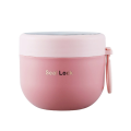 Soup Cup Soup To- Go Container Thermal Food Insulated Tumblers with Lids Soup Flask Portable Oatmeal Holder Lunch Box Easy to Use A. 