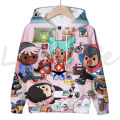 Kids Cartoon Clothes Toca Life World Hoodies Casual Pullover Children Coat Boys Outerwear Autumn Toca Boca Sweatshirt for Girls.