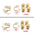 1Set Nail-free Metal Jeans Button Snaps Detachable Pants Clips Buttons Pins Women's Brooch Set Tighten Waist Brooches. 