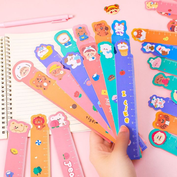 6pcs%20Cartoon%20Cute%20Pet%20Ruler%20Bookmark%20Student%20Creative%20Painting%20Scale%20Learning%20Stationery%20Bendable%20Ruler%20Kwaii%20Acessorios%20-%20Image%203
