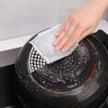 12 Pcs Magic Cleaning Cloth Kitchen Dishwashing Towel Metal Steel Wire Cleaning Rag For Dish Pot Cleaning Tools-Dhaka shopping zone-Dish Cloth & Towels. 