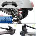 Bicycle Lock with 5-Digit Code, 1.2 m/4 ft Bicycle Lock Combination Cable Lock Lightweight & Security Bike Chain Lock for Bicycle, Mountain Bike (Black). 