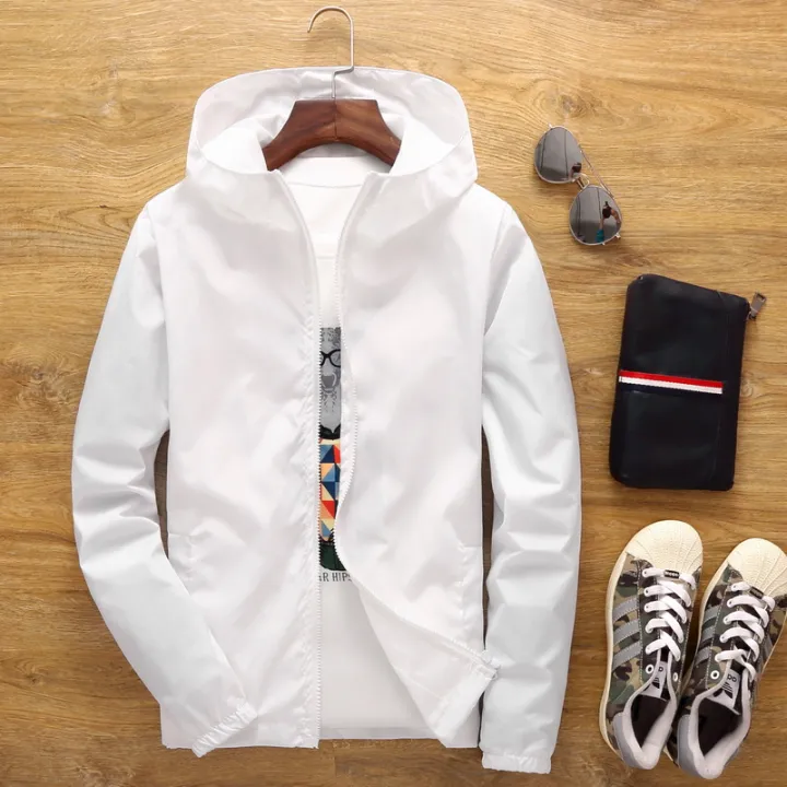 Men's%20New%20Coat%20Outdoor%20Casual%20Wear%20Shell%20Jacket%20Spring%20and%20Autumn%20Windproof%20Jacket%20Hooded%20Solid%20Color%20Printing%20Advertising%20Clothing%20-%20Image%207
