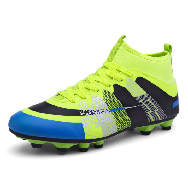 1703%20Football%20Boots%20AG%20Kids%20Adult%20Teenager%20High%20Top%20Fly%20Knit%20Slip%20Socks%20Cuff%20Stud%20Rubber%20Nail%20Sole%20FG%20Training%20Shoes%20-%20Image%205