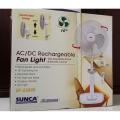 Sunca 2389R Rechargeable fan, Size: 16 inch, With Remote.