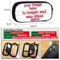 Basketball Print Cosmetic Case Pencil Bag Boys Girls Schoolbags Kids Stationary Bag Children Pencil Box School Supplies Bag.