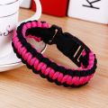 【Exclusive】 Mutil Colors New Outdoor Camping Survival Paracord Bracelet For Hiking Buckle Wristband Bangles Women Male Jewelry Gift. 