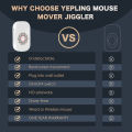 Undetectable Mouse Jiggler USB Mouse Shaker Device Computer Mouse Movement Keeps Computer PC Laptop Awakening Mover. 