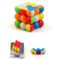 3x3 Ball Magic Cube Stickerless Professional Speed Cube Brain Teasers Puzzle Toys For Kids Gifts. 