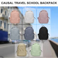 Lightweight spine care backpack for middle and high school students， Backpacks for Teen Girls Preppy Casual Middle School Bag.. 