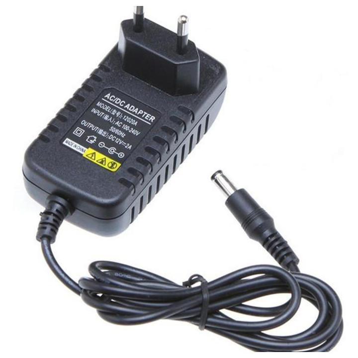 DC12V 2A 24W Power Adapter Wall Charger Power Adapter AC 100-240V