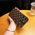 Fashion luxury LV trendy brand case for iPhone 15 Pro Max 14 13 12 pro 11 soft cover.