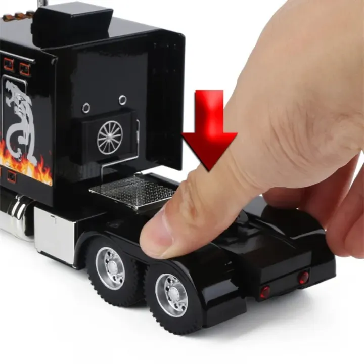 New%201/24%20Alloy%20Trailer%20Truck%20Head%20Car%20Model%20Diecast%20Metal%20Container%20Truck%20Engineering%20Transport%20Vehicles%20Car%20Model%20Kids%20Toy%20Gift%20-%20Image%206