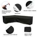 Multi Size Black Outdoor Garden Furniture Corner Sofa Cover Waterproof Black Furniture Dustproof Outdoor Table Cover.