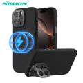Magsafe Case For iPhone 16 Pro Max Nillkin Liquid Silicone Soft Case With Lens Protection Magnetic Back Cover For iPhone 16 Pro. 
