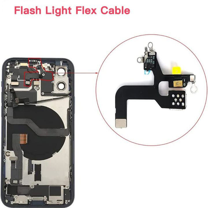 Flash%20Light%20Lamp%20Flex%20Cable%20Replacement%20For%20iPhone%2012%2013%20Mini%20Pro%20Max%20LED%20Flashlight%20With%20Microphone%20-%20Image%202