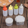 Nienue CHENGZI 1Set Spices Bottle Mini Sauce Bottle Seasoning Box Spice Jar Sauce SqueezeBottle.