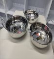 Stainless Steel Curry Sauce Pot with Handle 3 Pieces Family Set( Induction + Infared + Gas Burner).