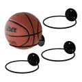 3pcs Basketball Volleyball Soccer Display Holders Home Ball Rack On The Wall Ball Rack Put The Ball Rack Football Display Racks SnowWhite. 