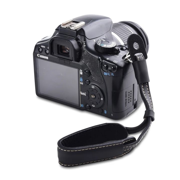 Camera Leather Strap Grip Metal Ring Wrist Strap For Nikon D7200 D7100 D5300 D5200 D5100 D3400 D3300 D850 D810 L830 D750