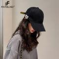 Women Long Brim Baseball Hat Cotton Outdoor Sun Visors Solid Color Adjustable Peaked Cap Fashion Casual Girl Bonnet casquette.