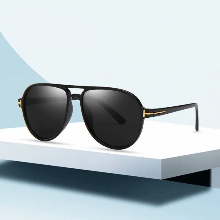 2021 New TF pilot sunglasses men women Double Beam high quality Tom Ford trends driving glasses oculos de sol masculino