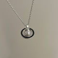vivienne westwood  3D Saturn Pearl Pendant Necklace Vintage Luxury Advanced Sense. 