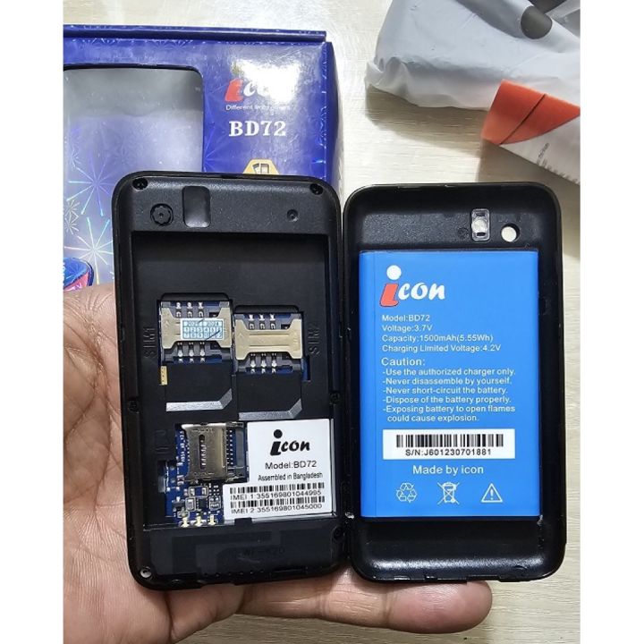 icon%20BD72%20Mini%20Card%20Phone%20Dual%20Sim%20Black%20-%20Image%206