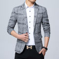 New Mens Blazers Slim Fit Suits for Men Business Formal Blazer Mens Wedding Suit Jackets Male Fashion Plaid Mens Blazer Jacket Wearhouse.