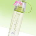 Sports bottle mist water bottle water bottle misting water bottle drink bottle water Spray Bottle Clear Scale 600ml Large Capacity Plastic for Sports Hiking Picnic.