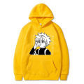 Japanese Anime Funny Killua Eyes Killua HxH Hoodies Winter Japan Style Hunter X Hunter Sweatshirts Streetwear for Women/men.