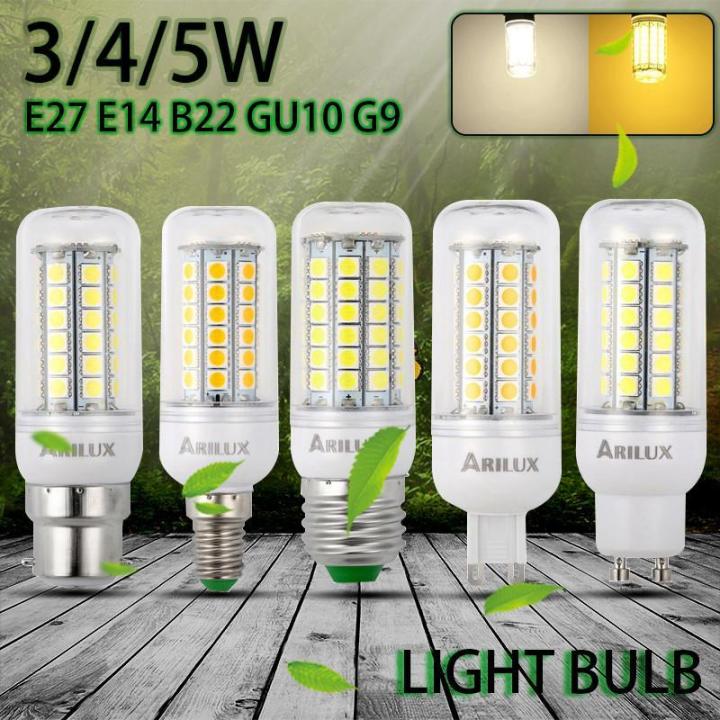 B22%205050%20SMD%20LED%20Corn%20Bulbs%20Light%20White%20Lamp%204W%20AC%20220V%20Warm%20White%20-%20Image%203